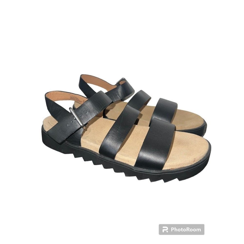 MADEWELL Women's $118 Addie Sandal Desert Camel Size 10 ND956 Flawed